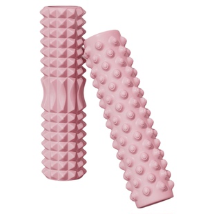 泡沫轴滚轴肌肉放松专业狼牙狼按摩棒拉伸瘦腿放松瑜伽滚轮按摩棒