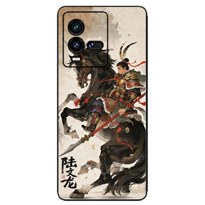 中国风岳飞杨再兴浮雕手机壳