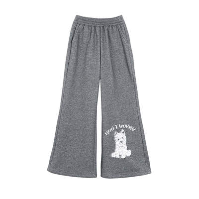 NORNOR女童加绒喇叭裤