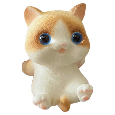 安布原创独款Q版小猫咪捏捏乐纯手工食品级硅胶材质解压儿童玩具