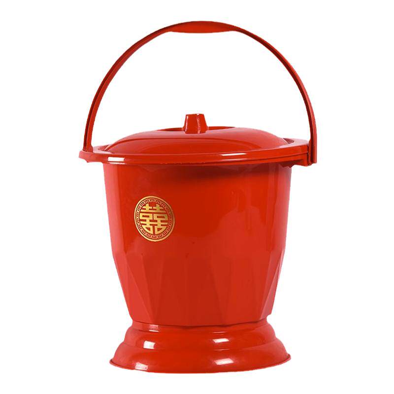 结婚痰盂陪嫁子孙桶手提式马桶