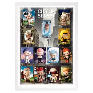 适用于POPMART泡泡玛特KUBO日落之城系列手办盲盒潮流玩具展示盒