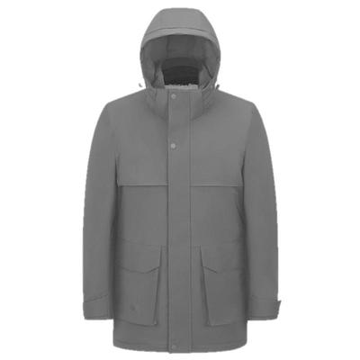 雅戈尔鹅绒长款工装羽绒服