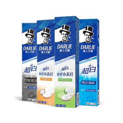 黑人牙膏小苏打家庭装男士专用