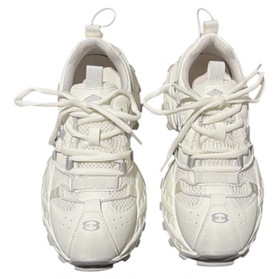 5CM增高~小个子轻便厚底老爹鞋女配堆堆袜休闲鞋时尚运动学生女鞋