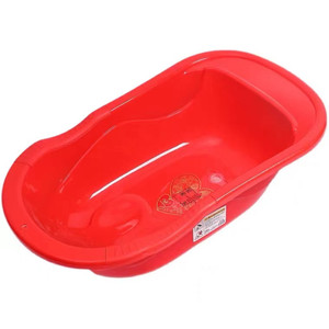 婚庆用品长方形大红盆浴盆宝宝浴盆大号婴儿新生儿洗澡沐浴大盆子