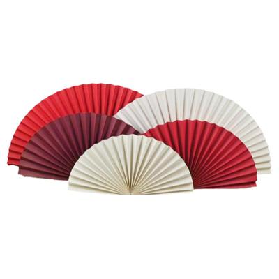 工艺扇摆件拍照婚庆美陈纸扇花