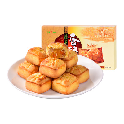 天福茗茶桔香浓郁特色水果糕饼