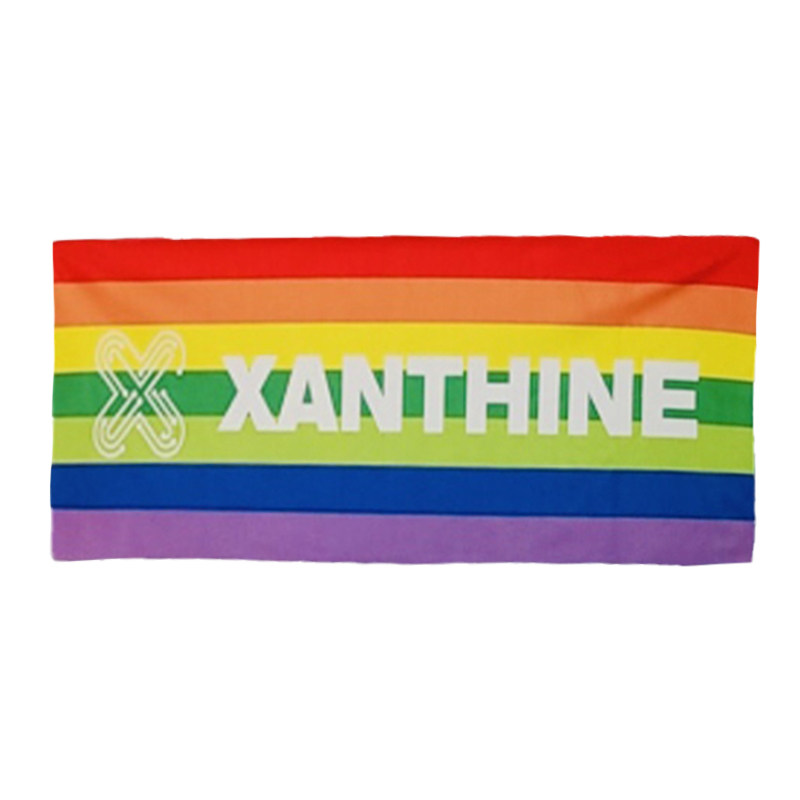 XANTHINE运动毛巾浴巾彩虹纯棉透气健身房
