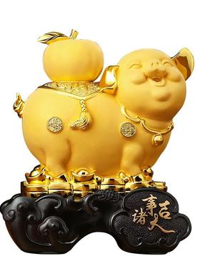 诸事大吉绒沙金工艺品