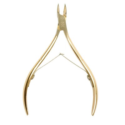 D501死皮剪金色美甲工具