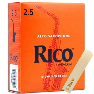 美国 RICO 中音萨克斯 哨片 降E调 橙盒 瑞口 包邮 10片 瑞扣黄盒