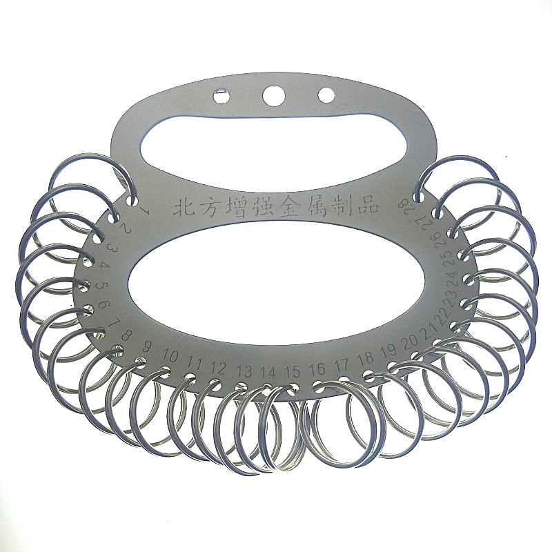 清新12孔圈环扣不锈钢家用钥匙盘