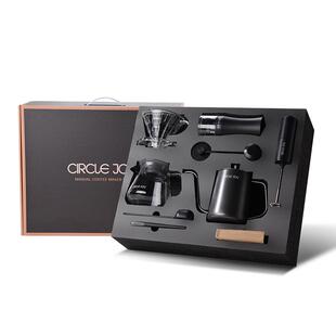 圆乐手冲咖啡壶套装礼盒 磨豆机滤杯 乐派手冲咖啡壶全套器具套装