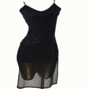 soso原创黑色防走光打底裤女2020年短裤纱闪光连体裤舞蹈连衣裙