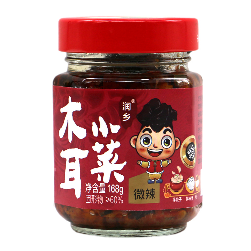 潤?quán)l(xiāng)木耳小菜拌面拌飯木耳醬飯都掃光下飯菜東北特產(chǎn)木耳香辣咸菜