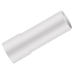 PVC下水管道加长管延长管通用40/50/75管外插排水管隔板排水配件