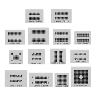 14件套内存显存芯片植球钢网BGA78/BGA96/BGA170 GDDR5 DDR植锡网