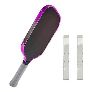 GET MOVING 匹克球拍透明拍头贴条全包裹边框易粘贴有效保护球拍