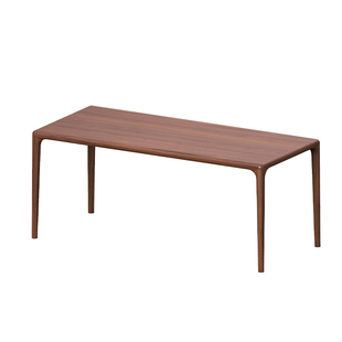 出乎家具延续餐桌2.0实木北美黑胡桃木长方形饭桌北欧大板桌书桌