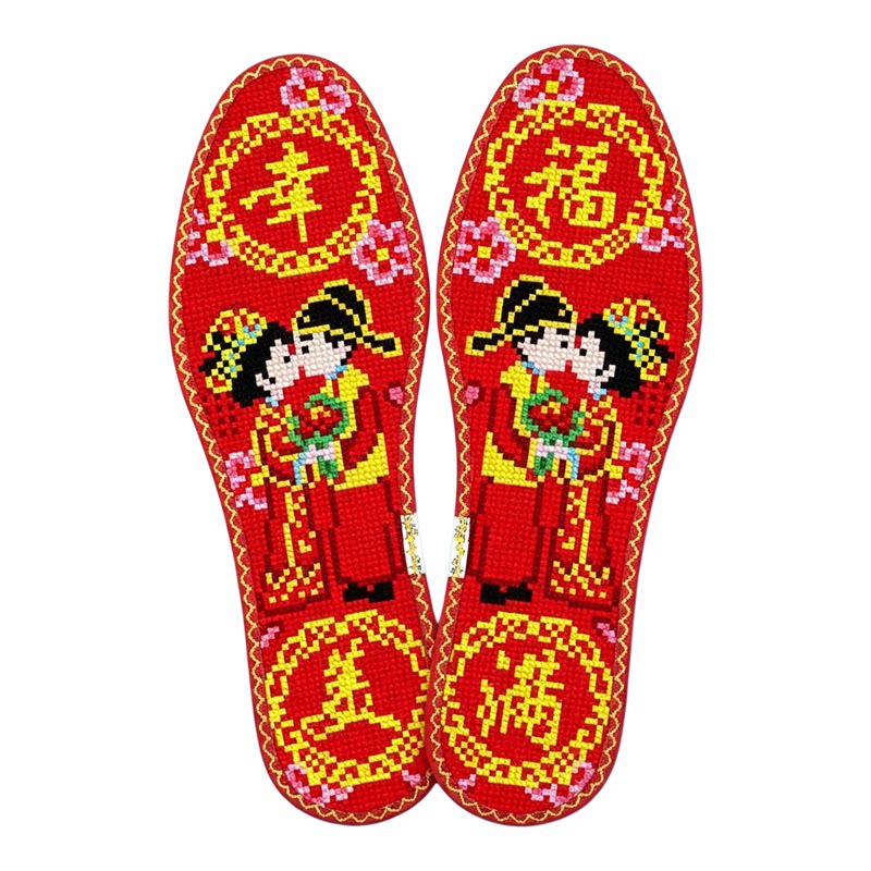 爱心鸳鸯戏水好看的结婚专用垫底
