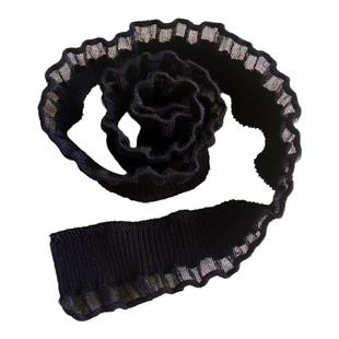 手工diy春秋毛衣针织衫拼接装饰辅料花边荷叶边领口袖口下摆底边