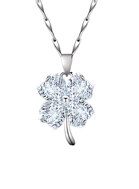 999纯银四叶草项链女士2025新款