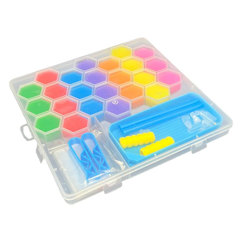 六边形胶泥钻石画工具贴钻神器