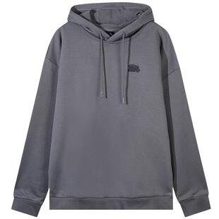 安踏青少年连帽卫衣男女同款秋冬季加厚保暖外套潮流百搭休闲上衣