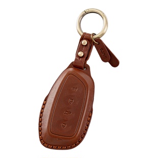 适用于哈弗钥匙套H6/H2/H5/二代大狗猛龙枭龙赤兔F7真皮钥匙包