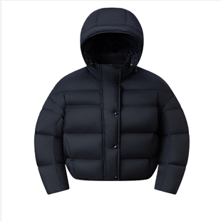 木笛25冬新款羽绒服女短款云感泡芙保暖小个子轻便鸭绒面包服外套