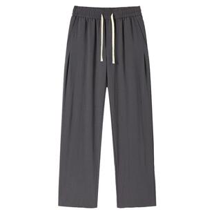 From Mars 坚持的意义 潮牌简约风抽绳休闲运动卫裤宽松情侣裤子