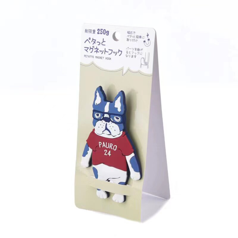 maanw 日本kusuguru猫咪硅胶冰箱贴可弯曲挂钩口罩笔钥匙小物收纳