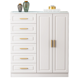 实木斗柜卧室储物柜家用收纳柜客厅靠墙五斗橱抽屉式置物柜五斗柜