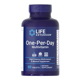 沿寿LIFE每日复合维生素多种矿物质two per day高含量B族焕活能量