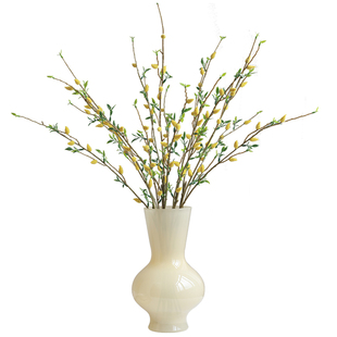 新中式仿真银柳枝假花树枝客厅家居餐桌花装饰摆件电视柜玄关摆设