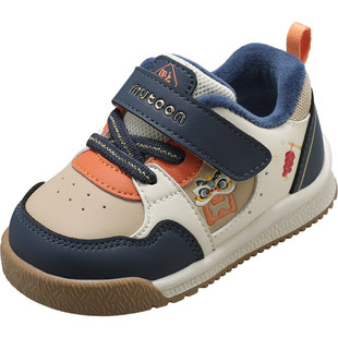 【狮来运转】牧童宝宝学步鞋2025冬季新年红色女童加绒面包鞋男童