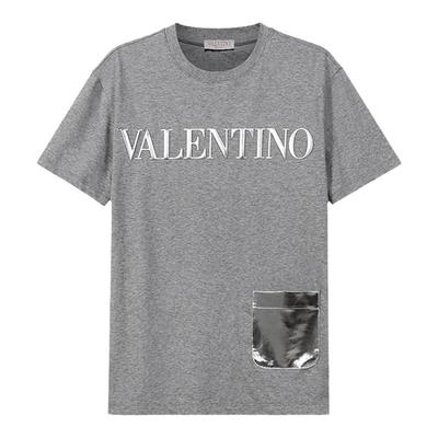 华伦天奴短袖男士印花T恤