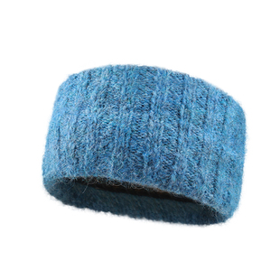 韩国马海毛发带女秋冬网红ins纯色百搭宽边针织发箍束发瑜伽头套