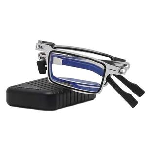 新款超轻防蓝光折叠老花镜男女高清便携式老光镜可贴手机时尚眼镜