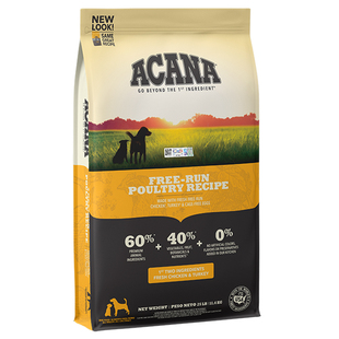 【官方旗舰】ACANA爱肯拿草原盛宴狗粮成犬幼犬通用进口粮11.3kg