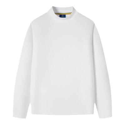 意大利小帆船白色休闲卫衣