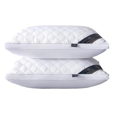 买一送一枕头枕芯五星级酒店一对装羽丝绒单人护颈成人家用整头男