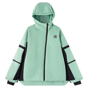 【科技棉服】森林棠26款儿童「防风防雨」耐磨透湿斜拉链派克外套