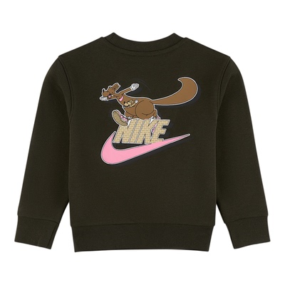 Nike/耐克正品Mini Me幼童运动校园风加绒圆领柔软上衣IQ2808-355