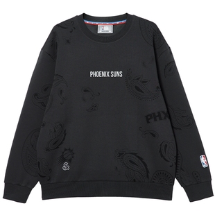 [商场爆款]杰克琼斯男装NBA联名冬卫衣新款落肩袖宽松225333120