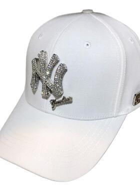 棒球帽mlb带钻mlb带钻棒球帽ny