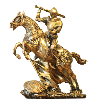 模型古罗马铠甲勇士创意酒吧摆件