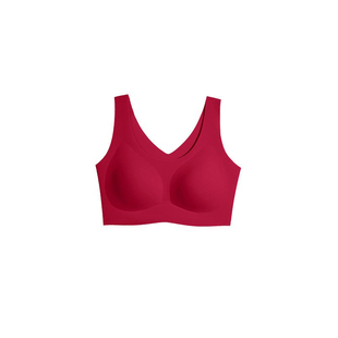 ubras本命年红色内衣套装无尺码红文胸小胸马年内衣裤新年礼盒女