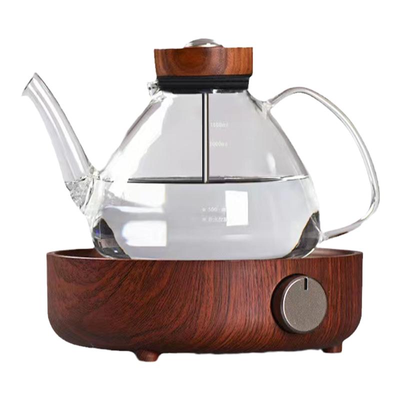 台湾宜龙电陶炉煮茶器玻璃陶瓷茶壶具探测感温小型茶炉套装EILONG